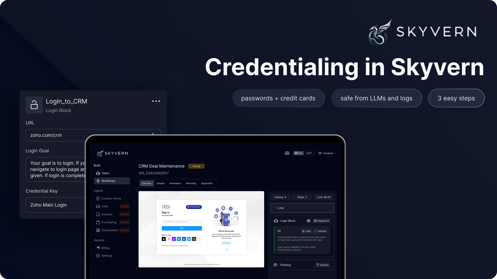 A Major Update - Credentialing in Skyvern