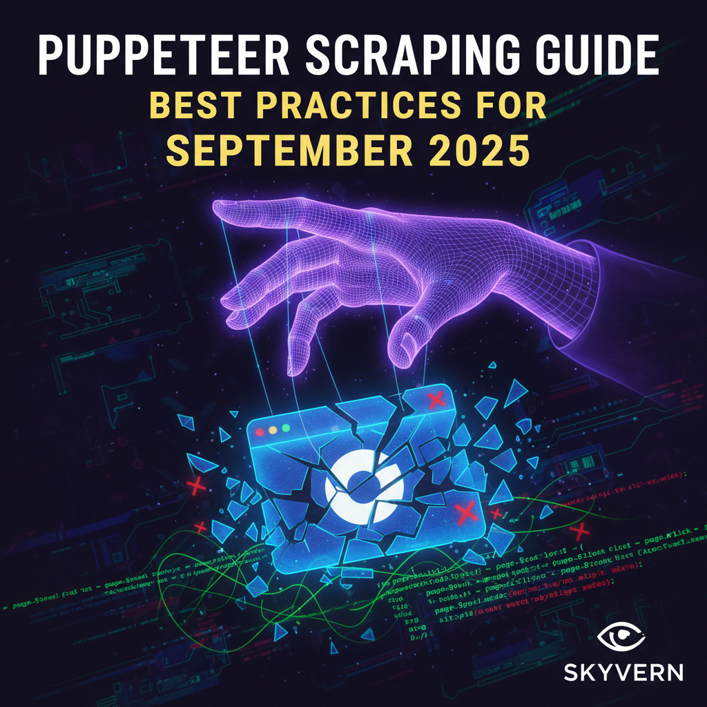 Complete Puppeteer Scraping Guide: Best Practices for September 2025