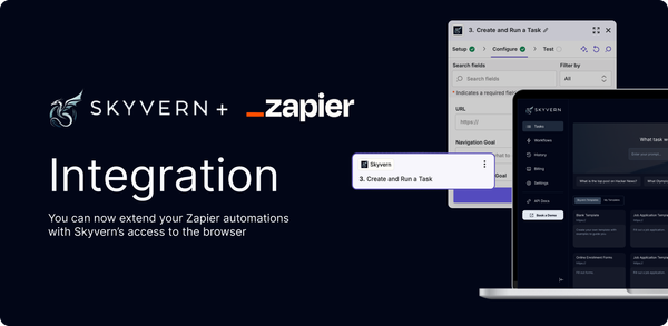 New Drop: Skyvern x Zapier