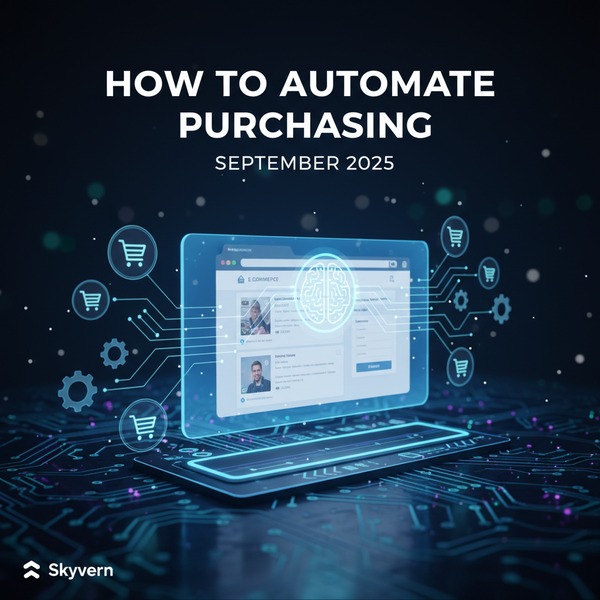 How to Automate Purchasing September 2025
