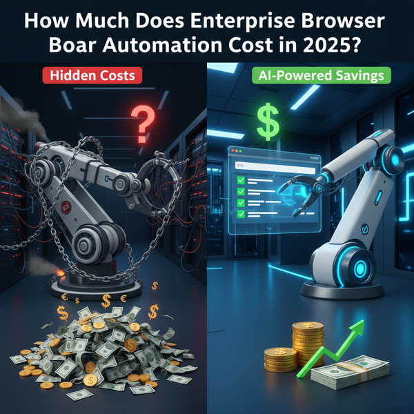 How Much Does Enterprise Browser Automation Cost in 2025?