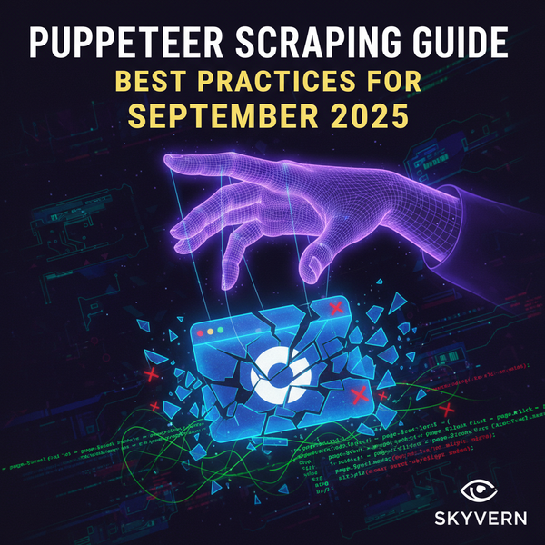 Complete Puppeteer Scraping Guide: Best Practices for September 2025